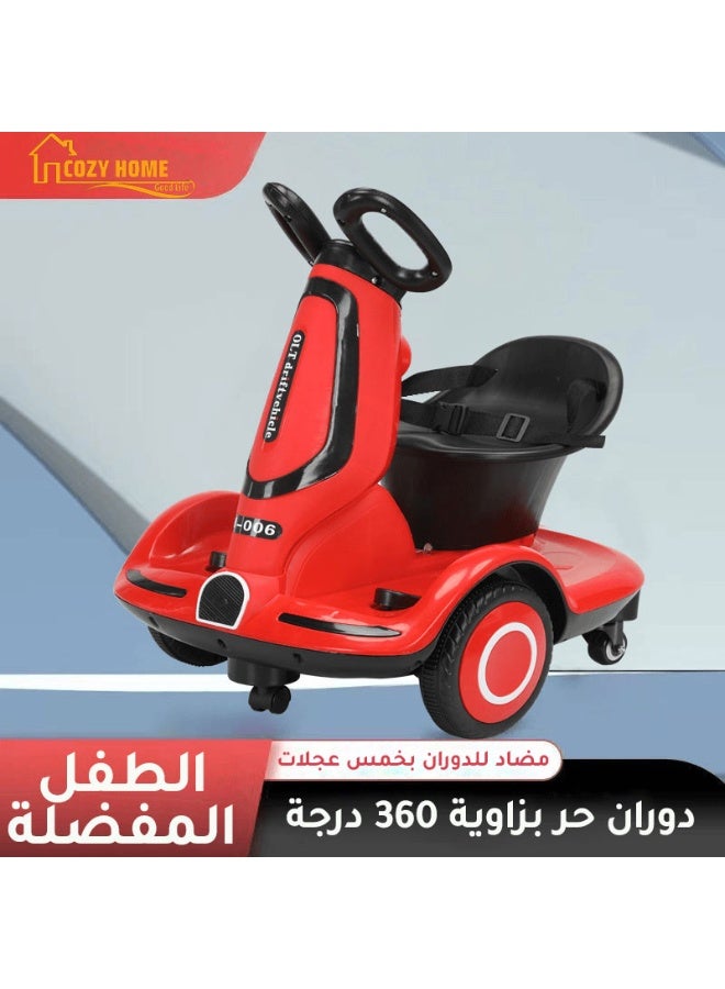 Kids Electric Balance Bike for Ages 3–6, Indoor Ride-On with Music & LED Lights - Image 1